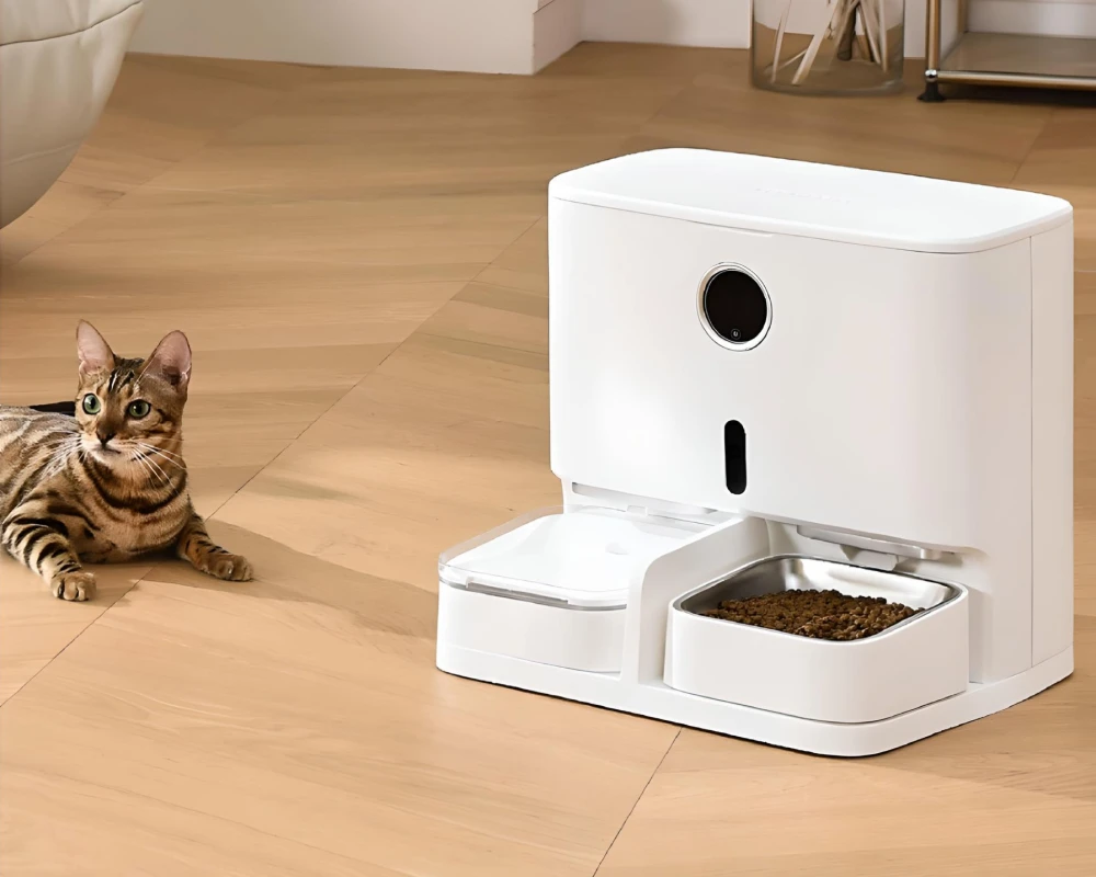 robot automatic pet feeder